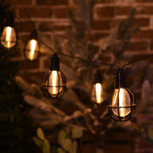 14 Bulb LED Chic Cage String Light JH52045