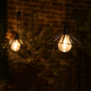 60 Bulb LED Chic Cage Light Chain JH52056