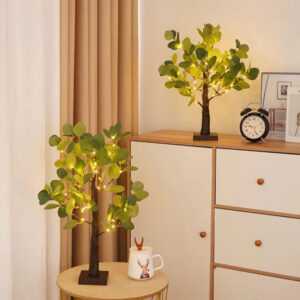 Decorative Artificial Tree With LED Light Table Lamp JH22051