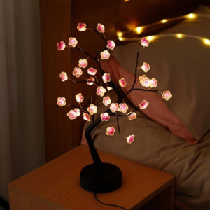 Decorative Cherry Blossom LED Tree Table lamp JH22107
