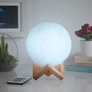 Decorative Earth LED Night Lamp With Stand JH240158