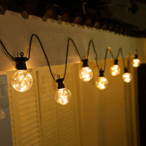 Retro Solar LED 50 Bulb String Lights JH52053