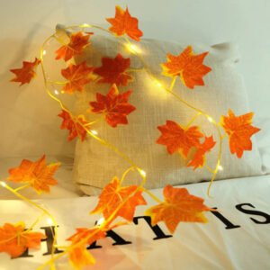 Solar Autumn Leaves LED Light Chain JH52013