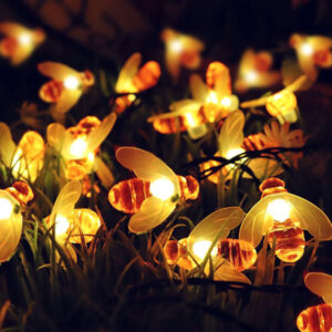 Solar LED Honeybee Fairy Light Chain JH52023