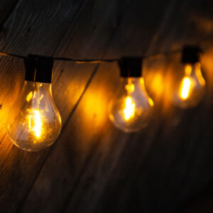 Solar LED Outdoor String Lights With Edison Bulbs JH52026