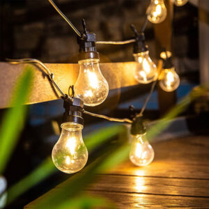 Solar Power 60 Bulb String Light JH52052