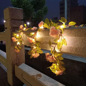 Solar Rose LED Light Chain JH52014