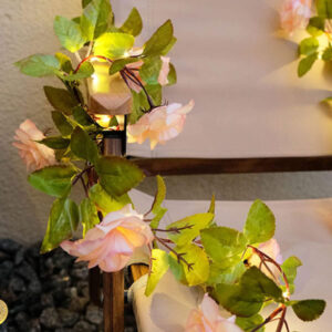 Solar Rose LED Light Chain JH52014