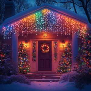 190 LED RGBIC Smart Curtain Icicle Light Ici-BLE-001