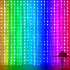 400 LED RGBIC Smart Curtain Light Cur-BLE-006