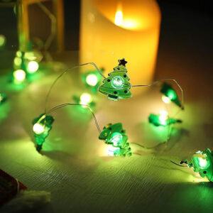 Christmas Decoration Tree Shaped Copper Wire LED Lights