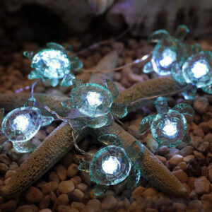 Decorative LED Copper Wire Sea Turtle Light Chain