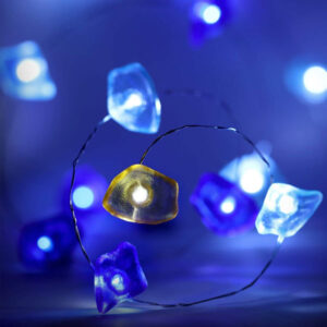 Decorative Seastone Copper Wire LED Lights