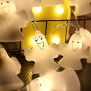 Halloween Decoration Ghost Copper Wire LED Lights JH24021