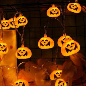 Halloween Decoration Pumpkin Copper Wire LED Lights JH24021