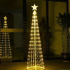 Smart Multicolor LED Christmas Tree Light Decoration Cone-BLE-002