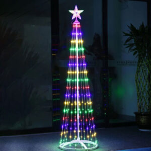 Smart Multicolor LED Christmas Tree Light Decoration Cone-BLE-003