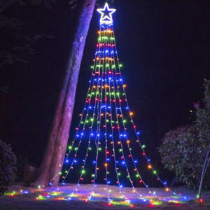 Smart RGBIC LED Christmas Waterfall Lights Wat-BLE-001