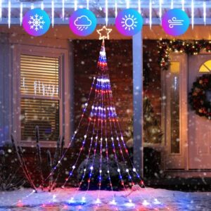Smart RGBIC LED Christmas Waterfall Lights Wat-BLE-004